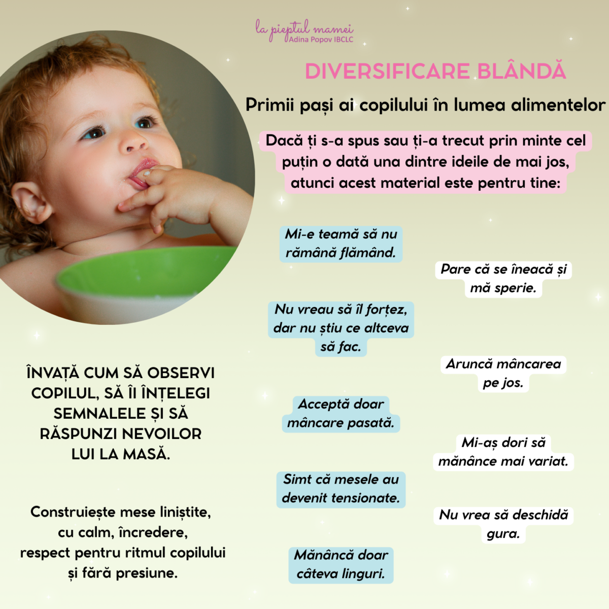 diversificarea alimentatiei